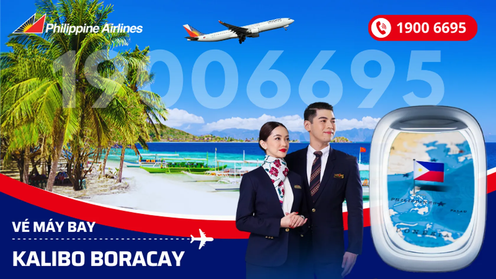 Vé máy bay Philippine Airlines đi Kalibo Boracay