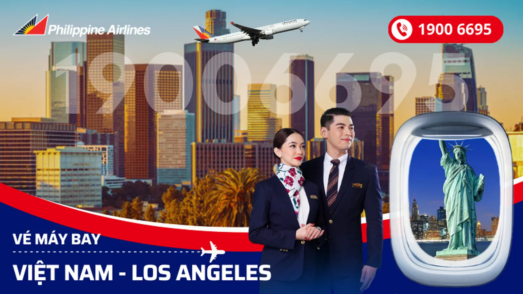 Vé máy bay Philippine Airlines đi Los Angeles