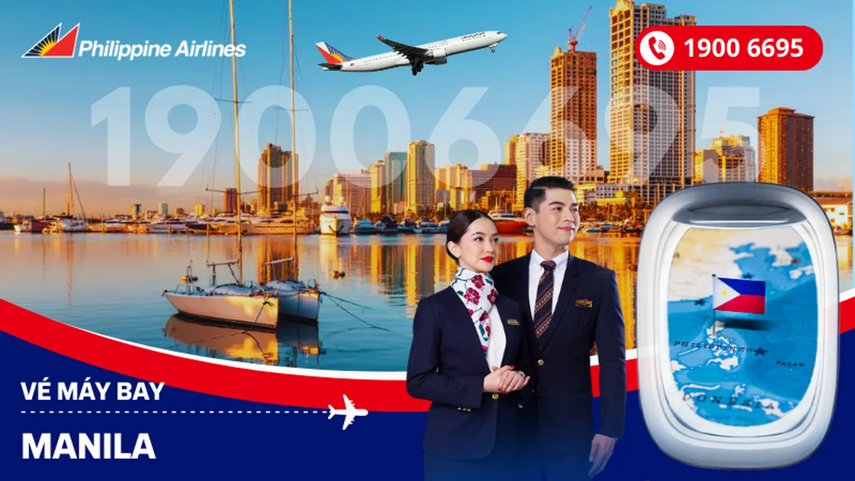 Vé máy bay Philippine Airlines đi Manila