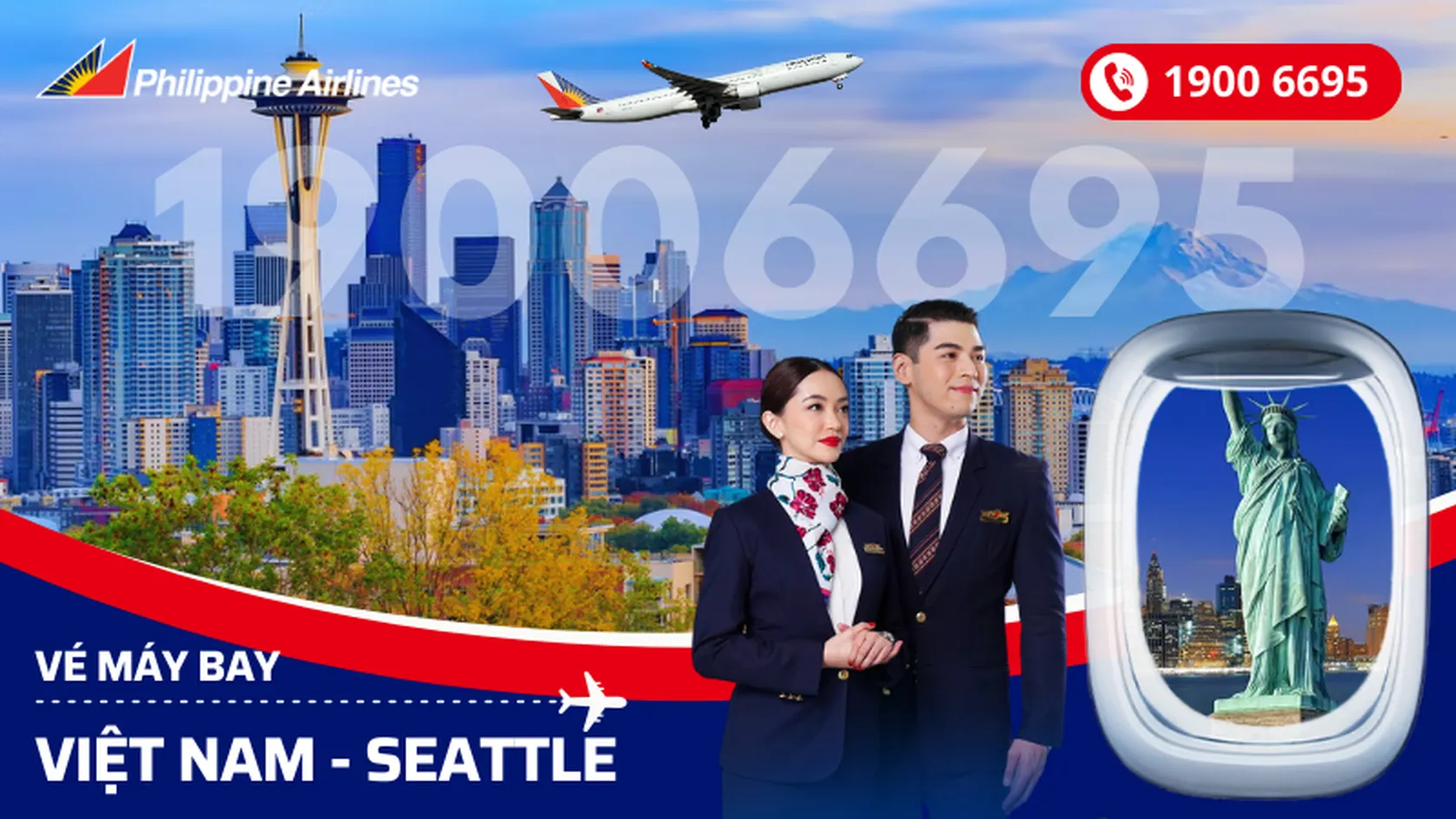 Vé máy bay Philippine Airlines đi Seattle
